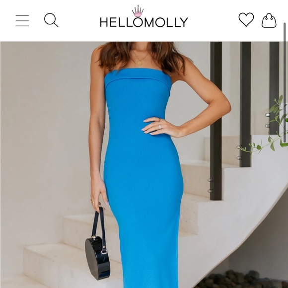Hello Molly Blue Maxi Dress - Picture 5 of 7